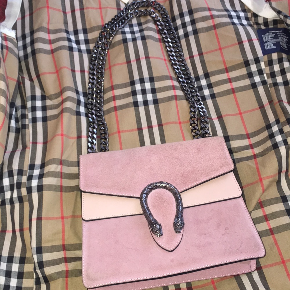 Rosre pelle suede and leather cross bag
